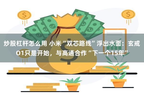 炒股杠杆怎么用 小米“双芯路线”浮出水面：玄戒O1只是开始，与高通合作“下一个15年”
